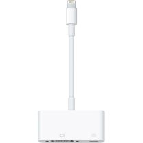 Apple Lightning naar VGA + Lightning M/F Splitter Wit